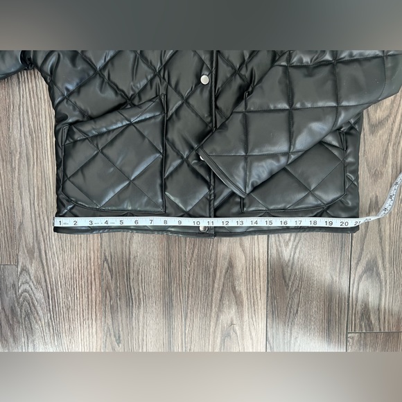 Z SUPPLY HERITAGE FAUX LEATHER JACKET BLK - Picture 8 of 9